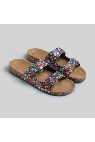 FASHION Casual Desert Luxe Floral Double-Strap Comfort Sandals for Women