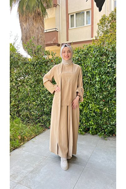 Zems 3’lü Takım – Pantolon + Bluz + Kap