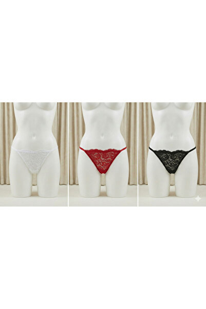 drunk night 3'lü Fantazi String,Tanga