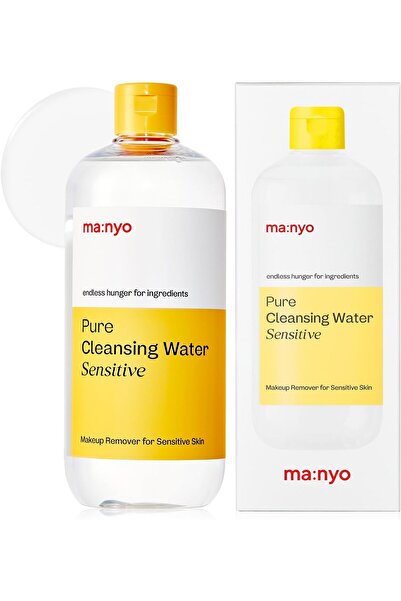 ma:nyo ماء التنظيف النقي الحساس (500 مل) - تقنية ميسيلار ثلاثية +