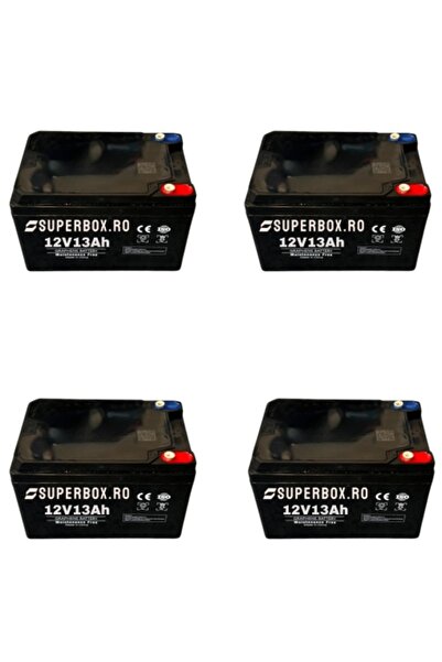 Chilwee Set de 4 baterii pentru trotineta electrică Volta VSM (Voltarom SM), ...