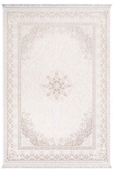 İpek Halı Blossom 13353 Bambu Halı Krem