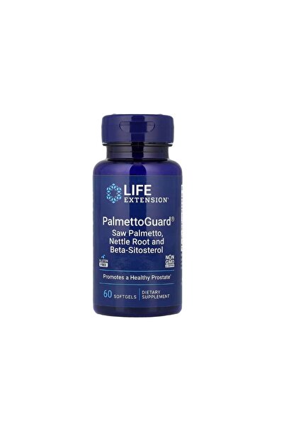 Life Extension Formula PalmettoGuard cu rădăcină de Saw Palmetto/urzică și beta-sitosterol, 60 capsule -