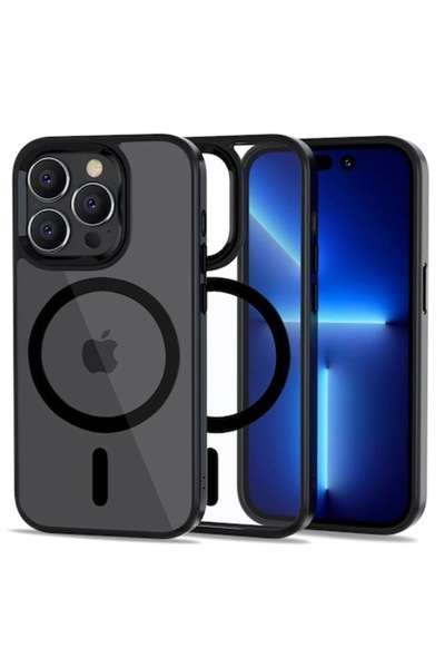 Velo MagSafe Protective Case for Apple iPhone 14 Pro Max - Magmat Clear Grip Pro (Y781) Black Touch