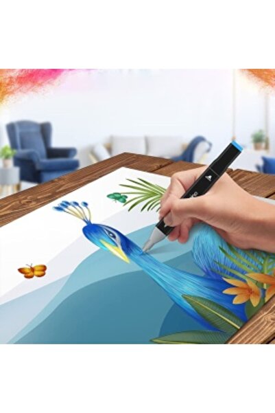 OEM Set of 60 Dual-Tip Markers with Storage Bag, Multicolor (3+ years)