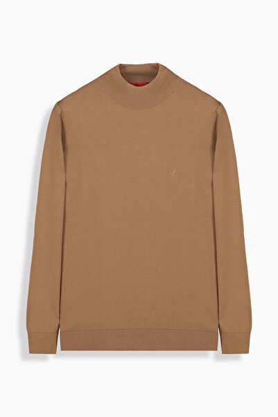 Sarar İNTERVİEW Yarım Balıkçı Mocha Triko