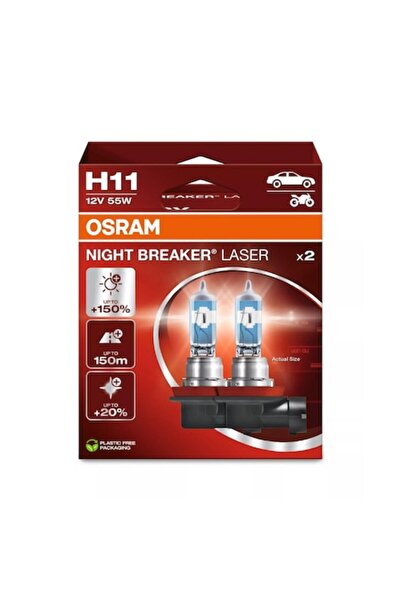 Osram Bec laser Night Breaker H11 12V 55W PGJ19-2, set de 2