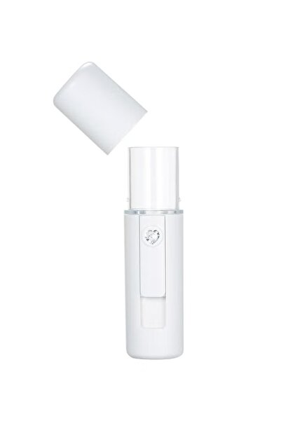 Generic Portable facial steamer, compact size, for skin hydration, white