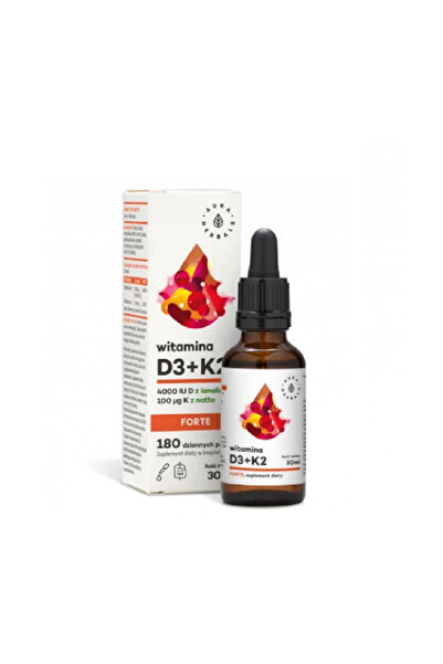 Aura Herbals Vitamin D3 4000 IU + K2 FORTE drops 30 ml -