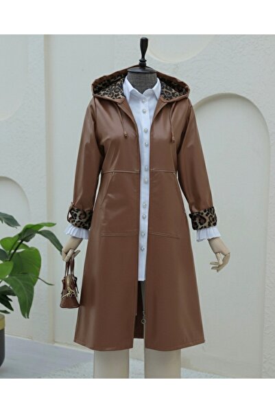 HİJABAYA Δερμάτινο καπάκι με φερμουάρ και διπλωμένη λαβή