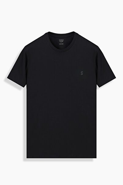 Sarar O Yaka Kısa Kol Siyah Tişört