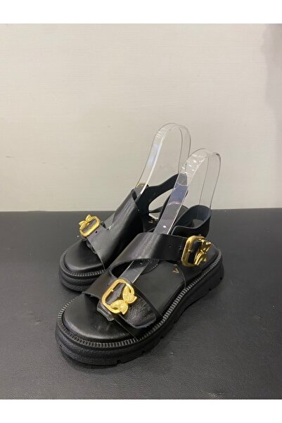 Özay Kadın Hakiki Deri Sandalet