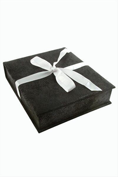 Bijuteri Net علبة قلادة فاخرة مخملية متوسطة الحجم