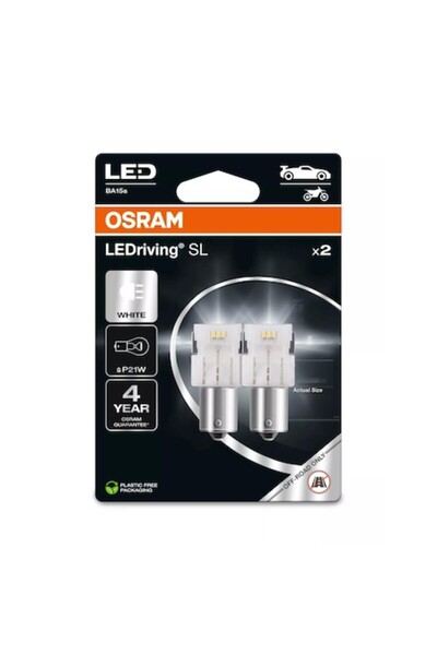 Osram Bec LEDriving P21W BA15s pentru teren accidentat