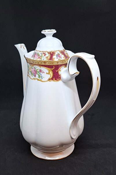 Royal Albert Lady Hamilton Bone China Large Size Porcelain Teapot Antique Pot 1.5 L