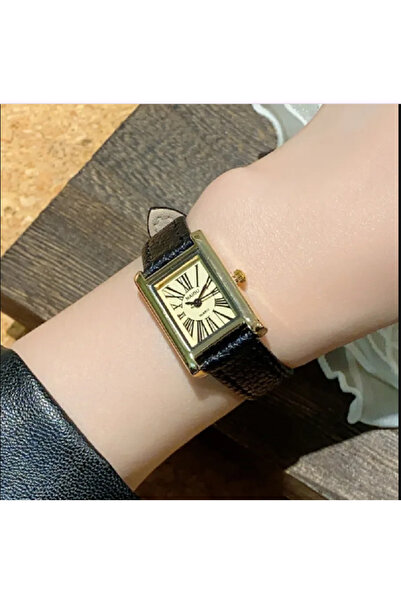 TChic Vintage Leather Strap Women's Watch