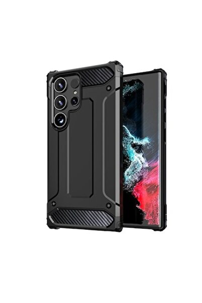 Velo Husă de protecție pentru Samsung Galaxy S24 Ultra S928, Hybrid Armor, rezistentă la impact, Y2191, neagră