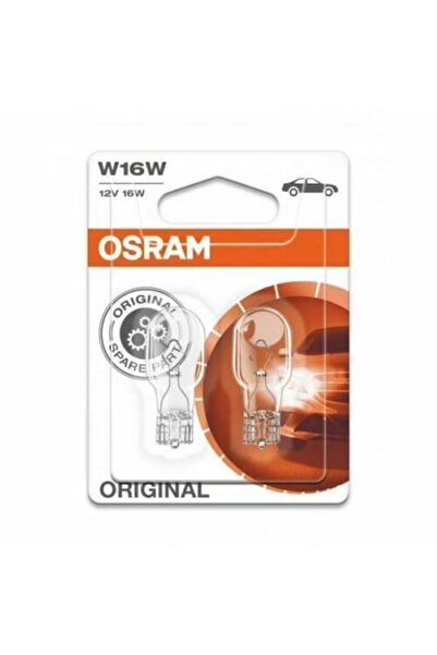 Osram Bec de poziție alb W16W 12V 16W, 2 bucăți