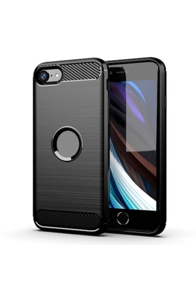 Velo Husă de protecție pentru Apple iPhone SE (2022)/SE (2020)/8/7 – Carbon G...