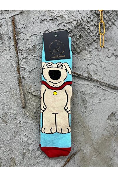 İstanbul Çorap Unisex Printed Design Socket Socks