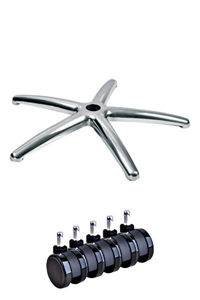 HUNT MOBİLYA İthal Alüminyum Makam Koltuğu Ayağı - Oyuncu Koltuğu Ayağı - Ofi...