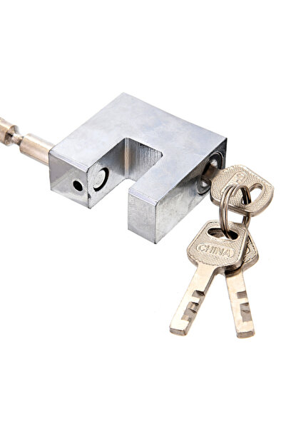 Lawazim قفل عالي التحمل 40 مم - قفل أحادي الكتلة عالي الأمان مع مفاتيح