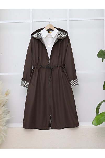 HİJABAYA Καμπαρντίνα με κουκούλα με ελαστικό μανίκι μέσης