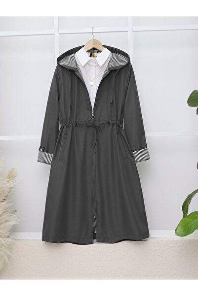 HİJABAYA Καμπαρντίνα με κουκούλα με ελαστικό μανίκι μέσης