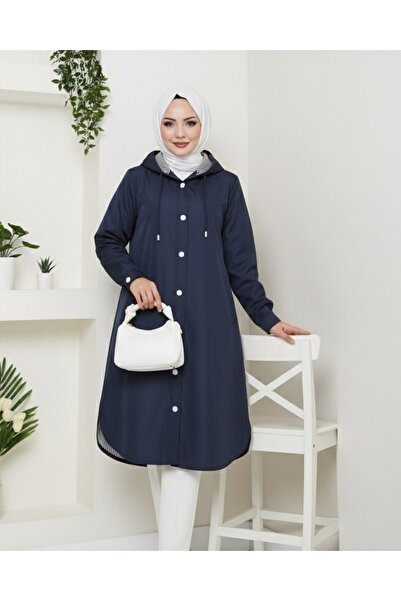 HİJABAYA Καμπαρντίνα με κουκούλα με ριγέ πλαϊνή τσέπη