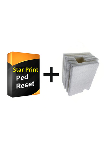 starprint L3150 Yazıcı Için Epson Atık Mürekkep Pedi ve Reset Programı Keçe +...