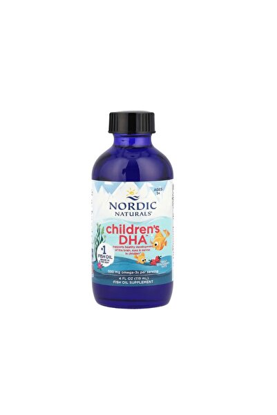 Nordic Naturals Детски DHA 530 мг 1-6 ани 119 мл Ягода -