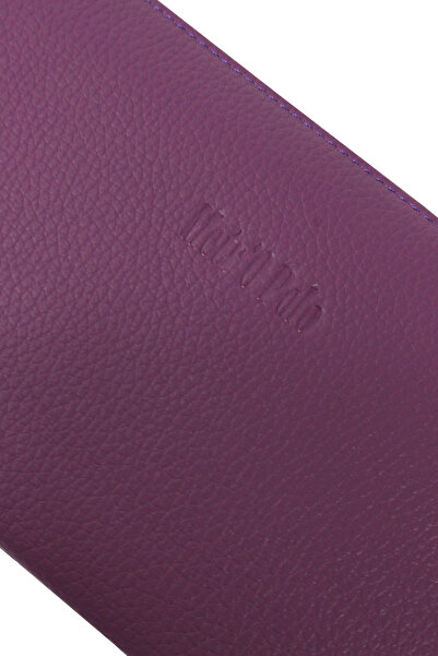 Metropolitan Mpcuz 501 Women's Unisex, Genuine Leather, Wallet Card Holder, Portfolio Plum