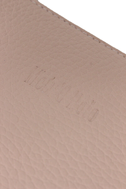 Metropolitan Mpcuz 401 Women's Unisex, Genuine Leather, Wallet Card Holder, Portfolio Powder