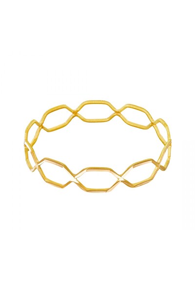 16 gr 22 Ayar İşçiliksiz Ataç Ajda Bilezik TPAA016-1