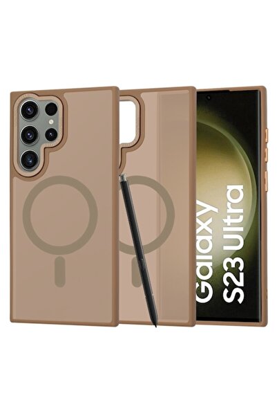 Velo Carcasă Precision Shell pentru Samsung Galaxy S23 Ultra - Maro Intens Sandstone (P923)