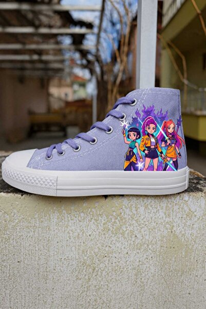 lias desing أحذية رياضية من الكتان من أليفل ديمون هانتركس مطبوع