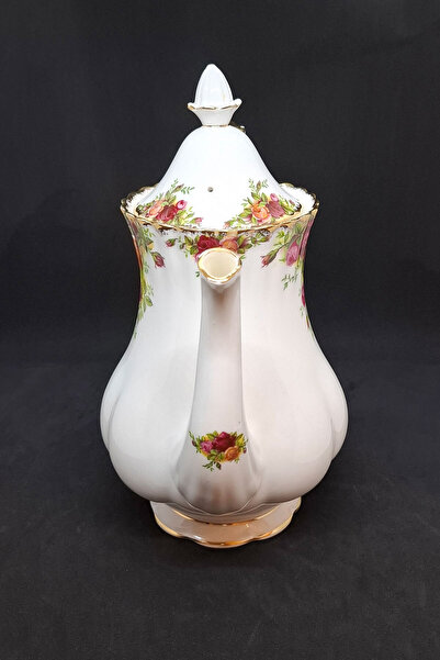 Royal Albert Old Country Roses Bone China Large Size Porcelain Teapot Antique Pot 1.7 L