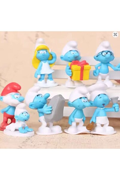 victiny The Smurfs & Papa figure pack, 5 cm, multicolor