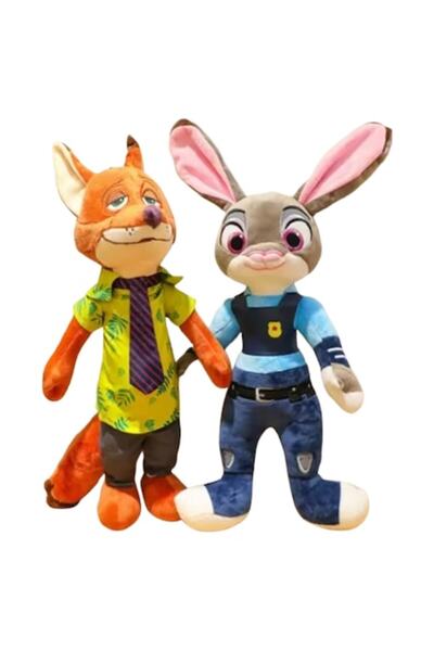 victiny Set of 2 Plush Toys Zootopia 2 VICTINY® Nick Wilde Rabbit Judy Hopps,...