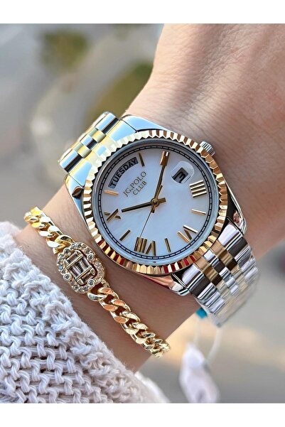 JG. Polo Club Jg.Polo Club Steel Case & Band Does Not Tarnish or Lose Color Women's Wristwatch+Bracelet Jg01808.2