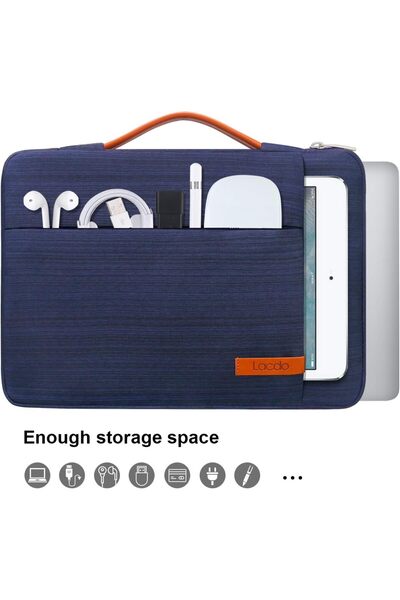 Lacdo 360° Protective 14" Laptop Sleeve Case - Blue
