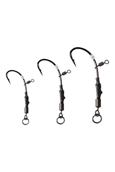 Extra Carp Cârlige Fish-On-X Carp Rig 777S, 3 bucăți, mărimea #8