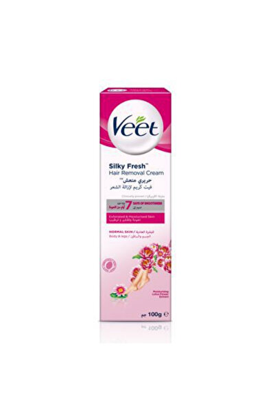 Veet Silky Fresh Hair Removal Cream for Body and Legs for Normal Skin 100ml