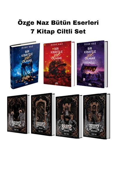 Guardian Kitap Bronz Serisi 4 Kitap, Bir Kibritle Yok Olmak 3 Kitap Özge Naz Seti 7 Kitap Ciltli