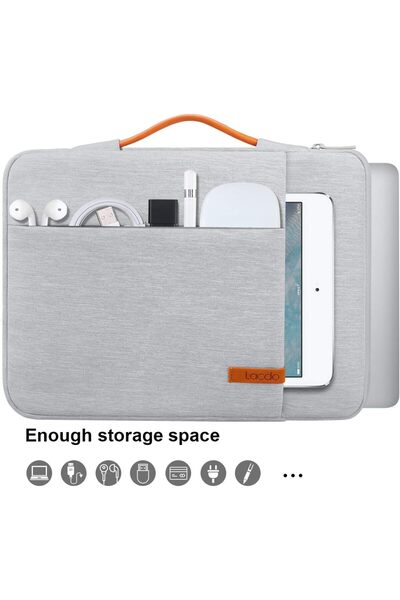 Lacdo 360° Protective 14" Laptop Sleeve Case - Gray