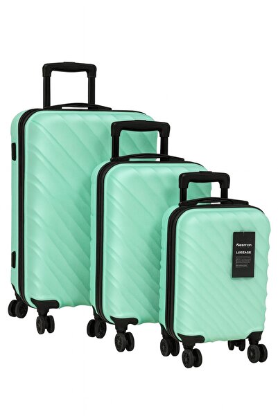 Generic 3-Piece Hardside Luggage Set with Spinner Wheels – Lightweight Suitcase Set (20/24/28 Inch) BLACK