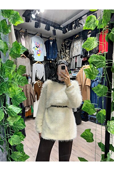 huhu Yumoş Plush Sweater (Belt Not Included)