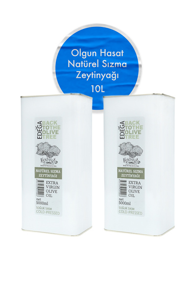 Edega 10 Lt Soğuk Sıkım Zeytinyağı | Olgun Hasat , Edremit Tipi Zeytin , Sızma