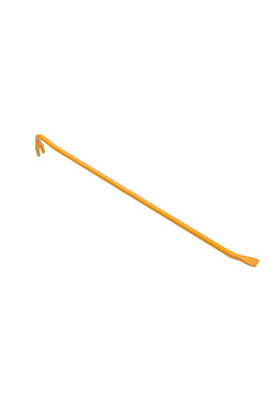 Lawazim Crowbar 75cm Orange - Heavy Duty Pry Bar with Nail Puller