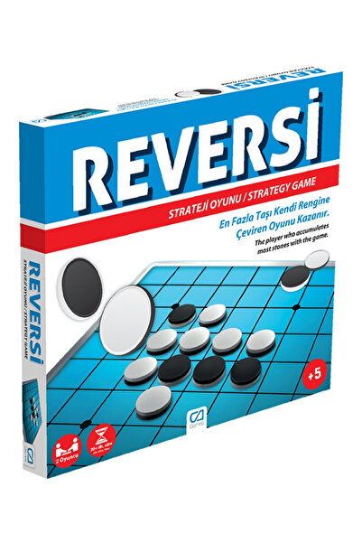CA Games Reversi +2 Player Fun Strategy Intelligence Stone Box Game for Ages 5+